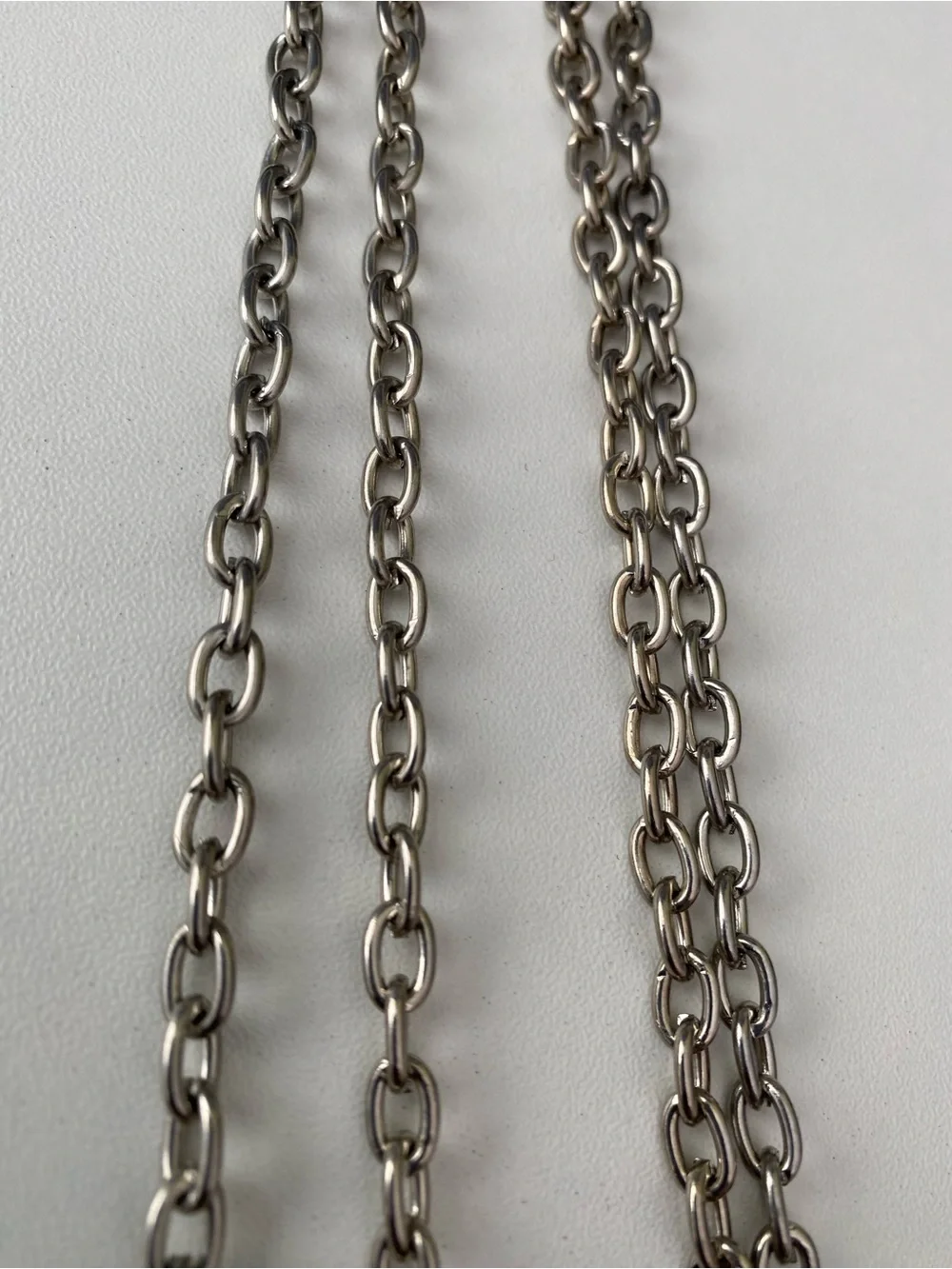 Stainless Silver Chain Eyeglass Holder Strap